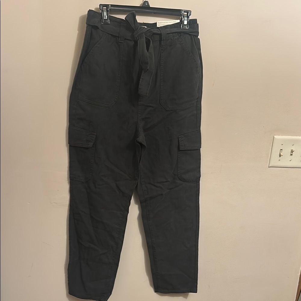 a.n.a. Tapered Black Cargo Pants
